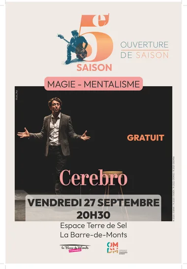 Ouverture de la 5e saison – Spectacle Cerebro