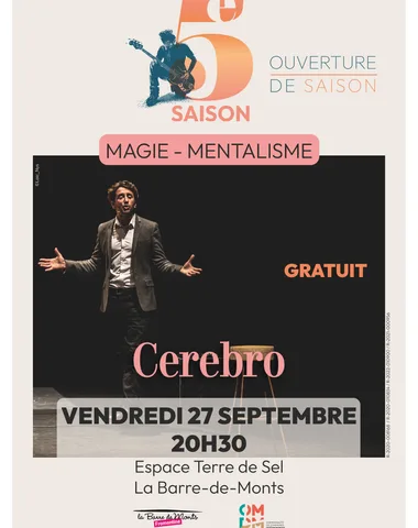 Ouverture de la 5e saison – Spectacle Cerebro