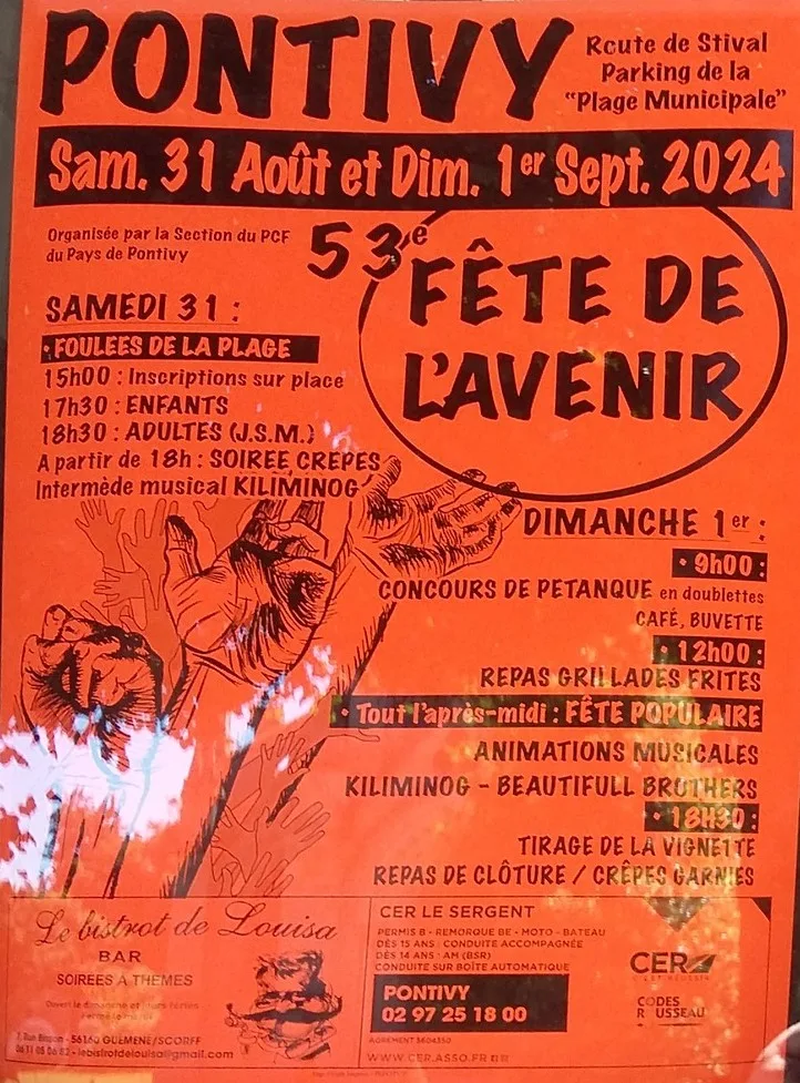 affiche de la course