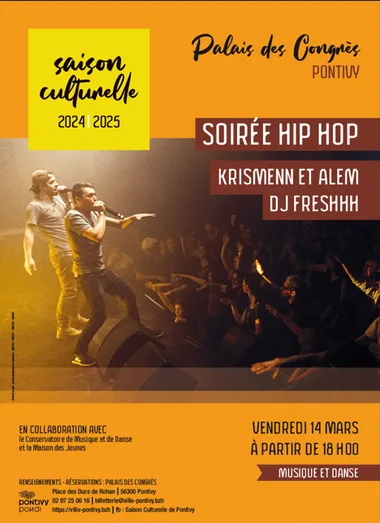 Saison culturelle 2024/2025 : Soirée Hip Hop