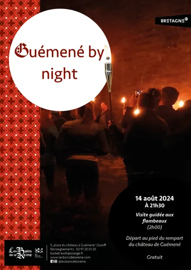 Guémené by night, visite guidée aux flambeaux !