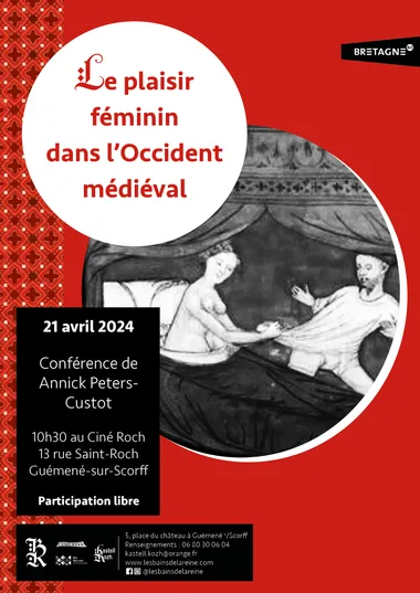 Conférence : Le plaisir féminin dans l’Occident médiéval