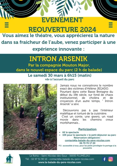 Intron Arsenik : un spectacle matinal entre Histoire et verdure