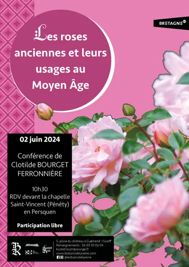 Conférence : Les roses anciennes et leurs usages au Moyen Âge