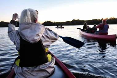 Balade découverte en canoë ou kayak sur le lac du Bel Air