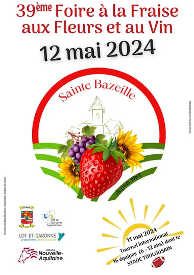 39ème Foire à la Fraise - 12 Mai 2024 - Sainte-Bazeille (Redim)