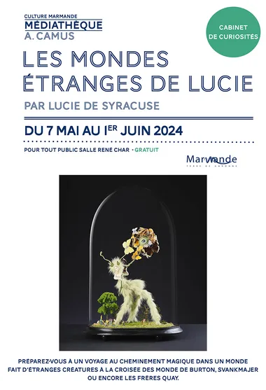 Expo Lucie de Syracuse - 7 Mai au 1er Juin 2024 - Médiathèque Marmande (Redim)