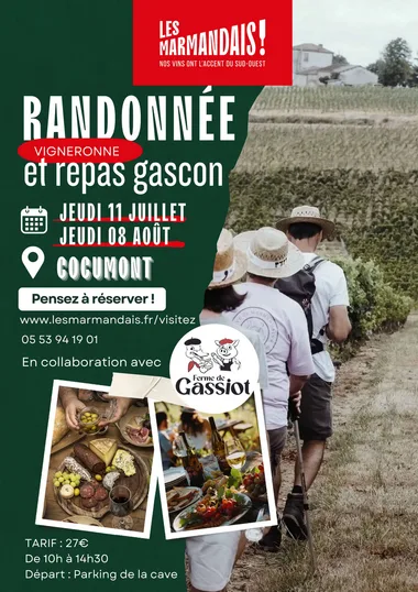 Randonnée Vigneronne et Repas Gascon