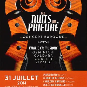 Les Nuits du Prieuré, concert Baroque