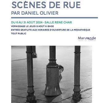 Exposition photographique “scènes de rue” à la Médiathèque