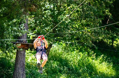 Parcours accrobranche – Espace Valberg Aventure