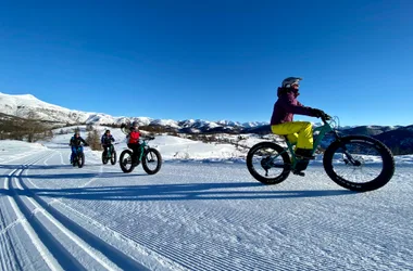 Randonnée neige Fatbike électrique