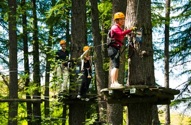 Parcours accrobranche – Espace Valberg Aventure