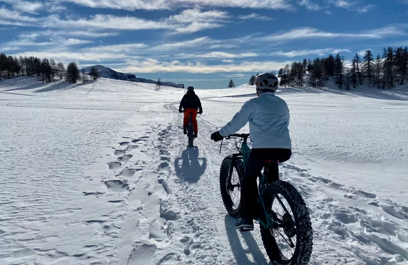 Randonnée neige Fatbike électrique