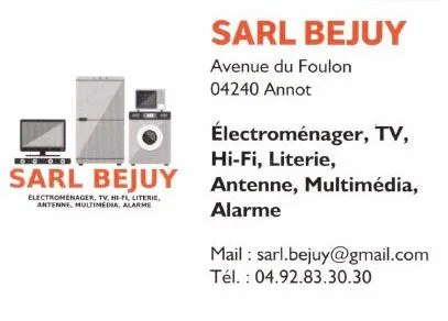 SARL BEJUY – Annot