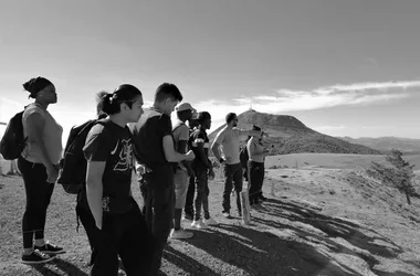 Group accompaniment on the Pariou Volcano with Kévin Conilh
