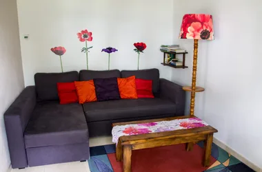 House Gite Frênes et Fleurs Gelles living room
