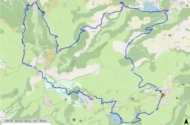 Sancy Est-Besse-Schleife (Karte)