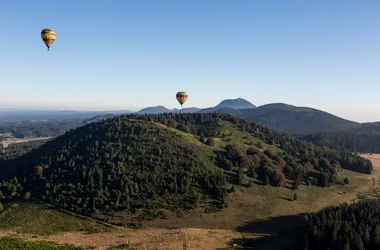 Balloon flight in Chaîne des Puys