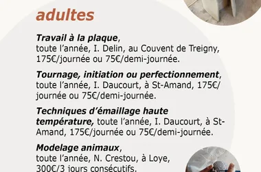flyer courses 2024-the convent of treigny