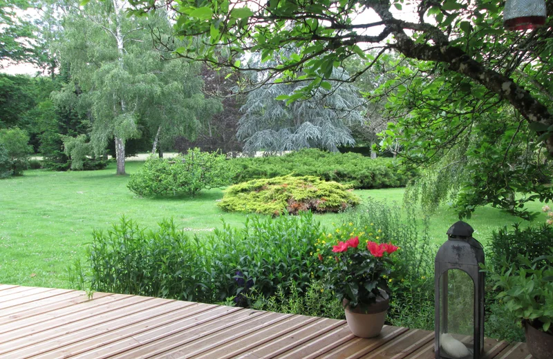 terrasse et jardin