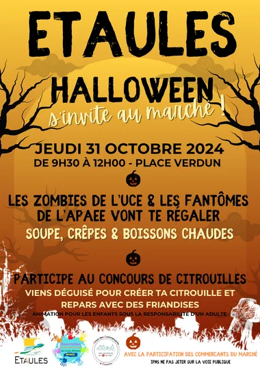 Halloween s’invite au marché