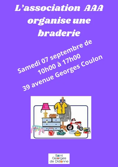 Braderie de l’Association AAA