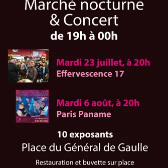 Marché nocturne & Concert