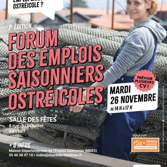 Forum des emplois saisonniers ostréicoles 2024