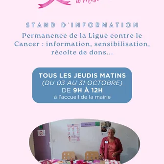 Stand d’information cancer du sein