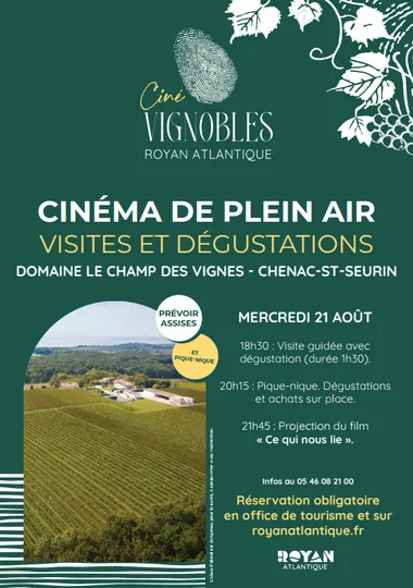 CinéVignobles Royan Atlantique : Pique-nique & Cinéma de plein air