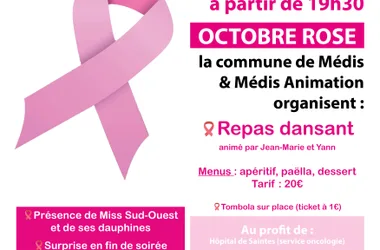 Octobre Rose – repas dansant et course et randonnée pédestre