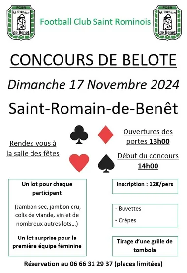 Concours de belote