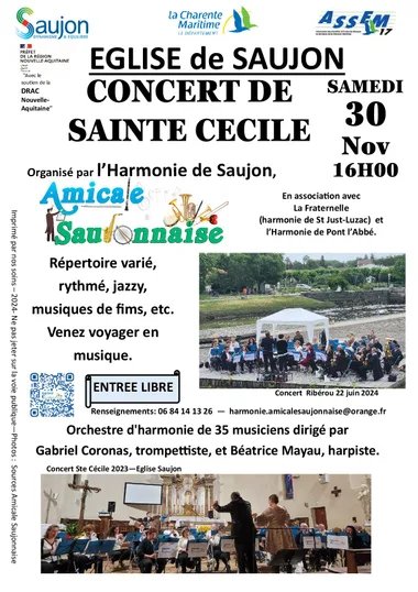 Concert de Ste Cécile – Harmonie Saujon