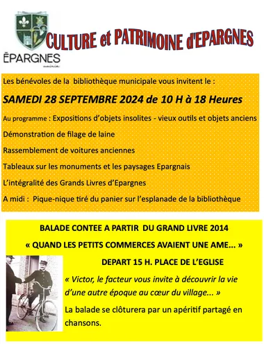 Culture et Patrimoine d’Epargnes