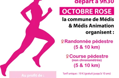 Octobre Rose – repas dansant et course et randonnée pédestre