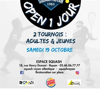 Squash – Open d’un jour