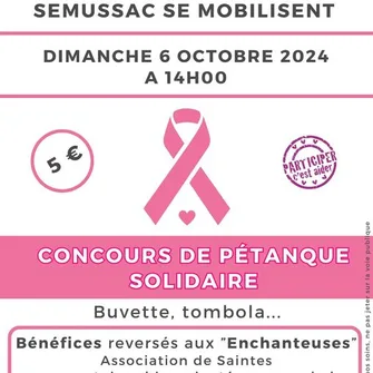 Concours de pétanque solidaire