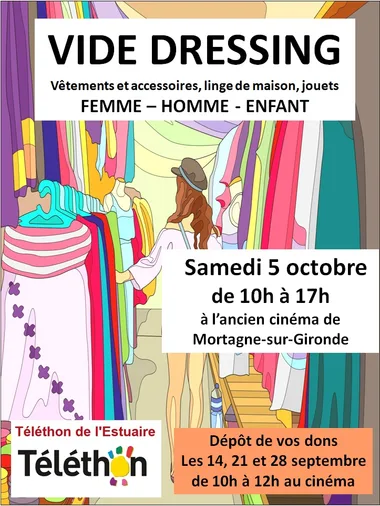 Vide dressing au profit du téléthon