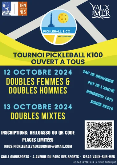 Tournoi de PickelBall