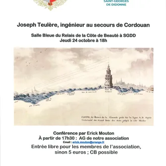 Conférence Joseph Teulère ingénieur au secours de CORDOUAN