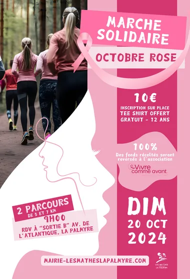 Marche solidaire pour Octobre Rose