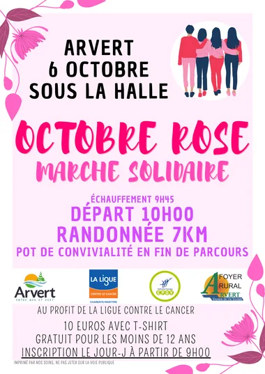 Octobre Rose 2024 ! Marche solidaire