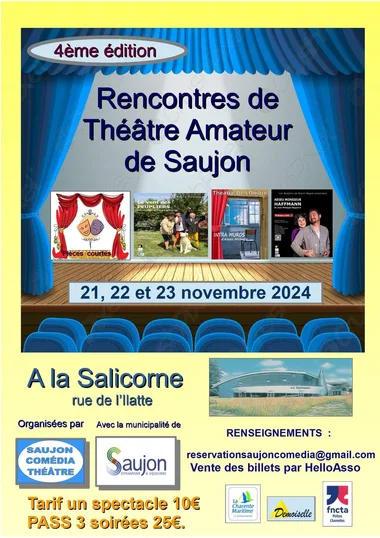 Saujon Comédia – Rencontres de Théâtre Amateur