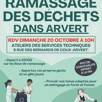 Opération ramassage des déchets dans Arvert