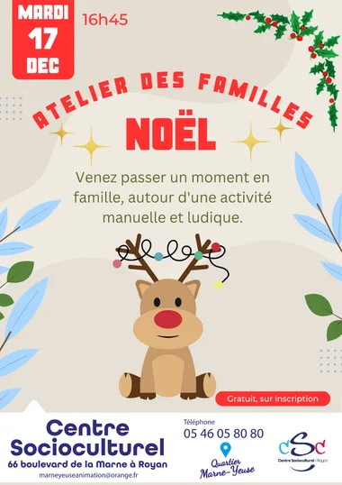 L’atelier des familles