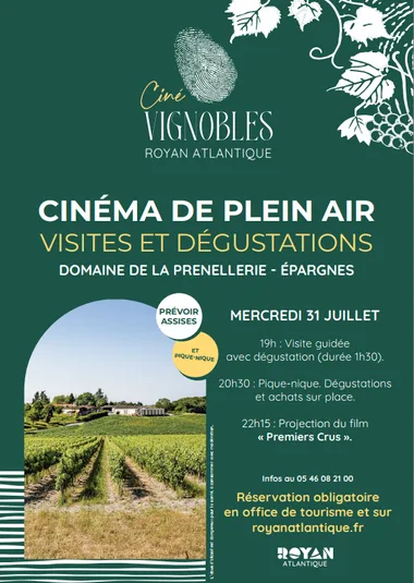 CinéVignobles Royan Atlantique : Visite guidée & dégustation