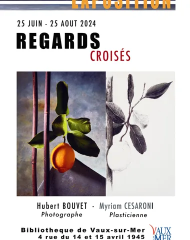 Exposition Regards Croisés à la bibliothèque