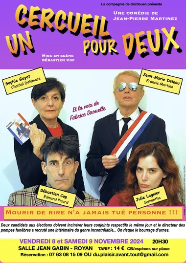 Théâtre – Un cercueil pour deux