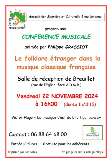 Conférence musicale